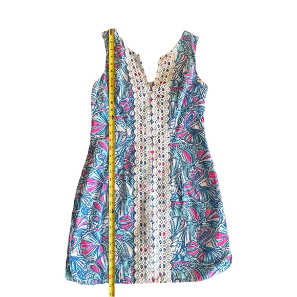 Lilly Pulitzer blue, pink and white multi vibrant 
Sleeveless Dress - Picture 6 of 7